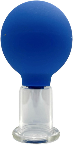 Schröpfglas aus Glas mit Saugball Ø 3.5 cm