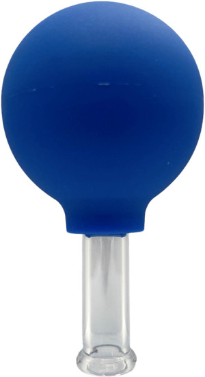 Schröpfglas aus Glas mit Saugball Ø 1.5 cm
