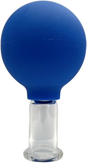 Schröpfglas aus Glas mit Saugball Ø 2.5 cm