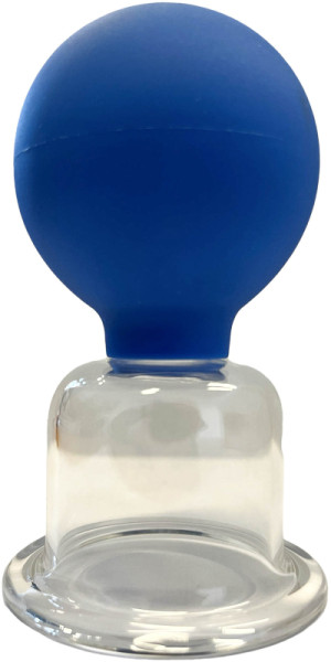 Schröpfglas aus Glas mit Saugball Ø 5.5 cm