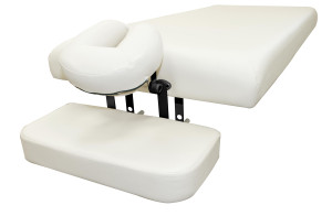 verstellbare Armauflage/Tischverlängerung «Lun» inkl. Halterung Plush 7.5 cm | White #ffffff