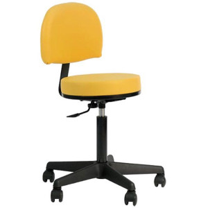 OAKWORKS Rollhocker «Backrest Classic» Sapphire #002b66 | standard 50cm - 69cm (belastet)