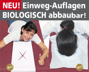 «BIO PREMIUM-X» 1'000 Stk. biologisch abbaubare Kopfteil-Einwegauflagen mit X-Schlitz