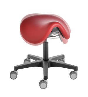 Sattelhocker «Docy Kingston ERGO» Standard-Höhe 50 - 63cm, bewegliche Sitzfläche