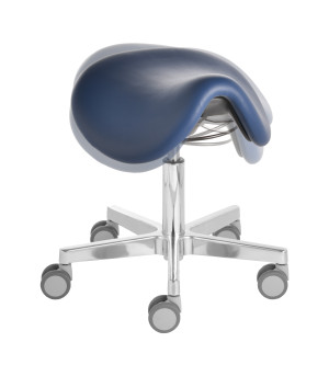 Sattelhocker «Docy Lugano ERGO» Standard-Höhe 50 - 63 cm, beweglicher ERGO-Sitz