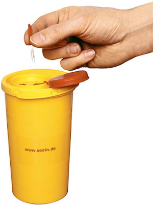 Einweg-Nadel-Entsorgungsbox 500ml