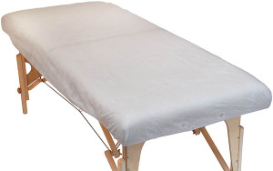 Einweg-Spannbezug aus Vlies, Beutel à 10 Bezüge Grösse L: für Breite 71 - 76 cm, Länge 170 - 185 cm