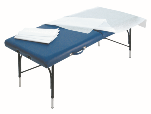50 Stk. EINWEG-Liegenauflagen «STANDARD» aus PP-Vliesstoff, Gr. 80 x 200cm
