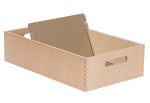 Karteikarten-Box aus Holz 1000-1500 Karten, DIN A5