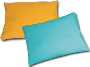 LIMA Kopfkissen 30 x 40 cm, Kunstleder, PU-Watte Tovega: Sun #fbb11f