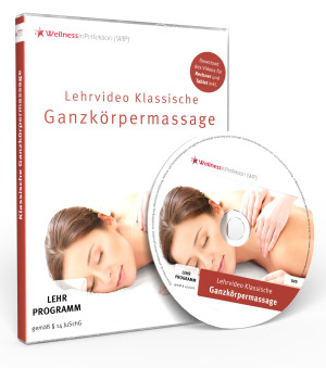 Lehrvideo DVD: «Klassische Ganzkörpermassage» 98 Min., inkl. Download-Link