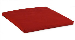 !!! SALE -30% !!! Meditationsmatte «Zabuton» 90 x 80 cm, made in Germany weinrot