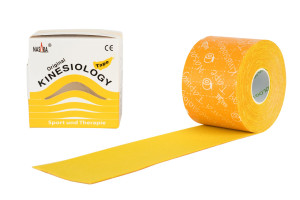 NASARA Kinesio-Tape - Rolle 5 cm x 5 m gelb #FDE300