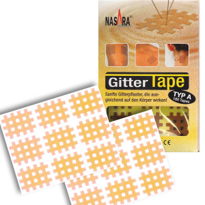 NASARA Gitter-Tape, Typ A: 2.0 x 2.7 cm, beige