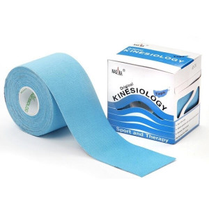 NASARA Kinesio-Tape - Rolle 5 cm x 5 m hellblau #79C8EA