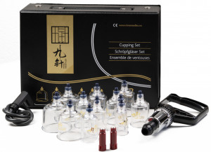 Schröpfgläser-Set 12-teilig von «Nine Needle»