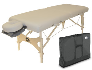 OAKWORKS Koffer-Massageliege «ONE III» Sparpaket 74 cm | Heron #374E68
