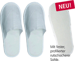 Einweg-Pantoffeln-Slipper Herren, Gr. 40 - 44, 10 Paar