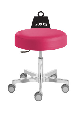 Rollhocker «Puffi Le Mans heavy» Standard-Höhe 48 - 61cm, für hohe Belastung