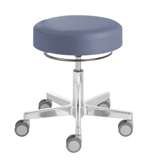 Rollhocker «Puffi Le Mans» Standard-Höhe 48 - 61cm