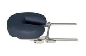 Verstellbare Kopfstütze «QuickLock » Gestell grau inkl. Polster «Classic» Stone #c8cacb
