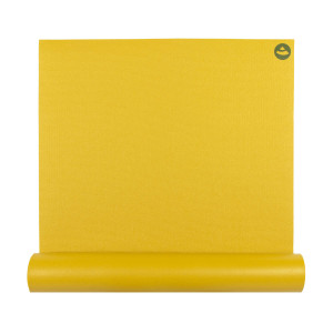 Yogamatte «RISHIKESH PREMIUM 80 XXL» 200 X 80 cm / 4,5mm senfgelb