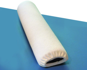 Knierollenbezug aus Frottee Gr. S Coral #E1B9BA