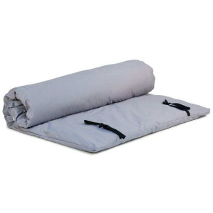 Shiatsu-Futon 180 x 200 cm mit abnehmbaren Bezug Anthrazit | 5-lagig