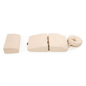 Body Support Cushion: Lagerungssystem mit Tasche, Blau oder Beige Beige