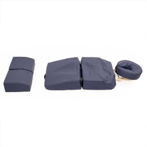 Body Support Cushion: Lagerungssystem mit Tasche, Blau oder Beige Blau