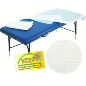 10 Stk. WASCHBARE Vliesauflagen «ECONOMY» 50 g/m² 80 x 200cm - Waschfaserlaken