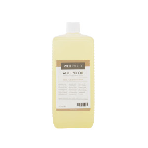 Mandelöl 100% naturrein, raffiniert von «WellTouch» 1 Liter Flasche