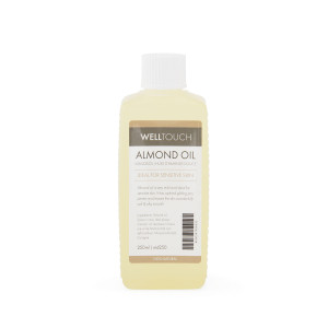 Mandelöl 100% naturrein, raffiniert von «WellTouch» 250 ml Flasche
