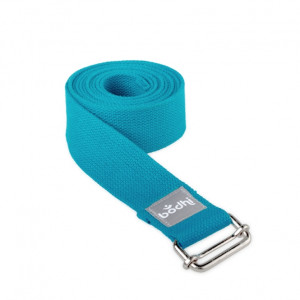 Yoga-Gurt «ASANA BELT» mit Schiebeschnalle petrol