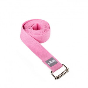 Yoga-Gurt «ASANA BELT» mit Schiebeschnalle pink