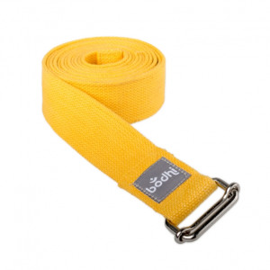 Yoga-Gurt «ASANA BELT» mit Schiebeschnalle safran