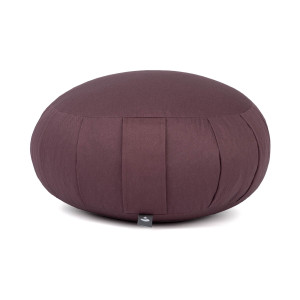 Meditationskissen «ZAFU ECO» Bio-Baumwolle, Dinkelhülsen-füllung dusty purple