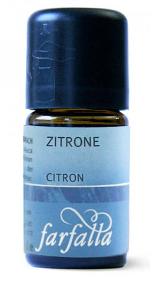 ätherisches Öl «Zitrone bio» (Citrus limon), 10 ml