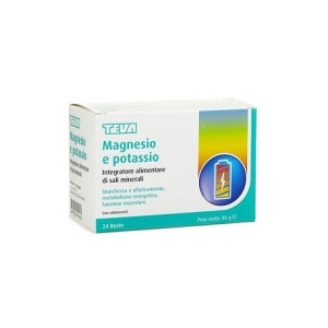Teva(Paraf+otc) Magnesio Potassio Teva 24buste