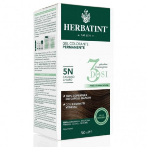 Herbatint Tintura Per Capelli Gel Colorante 3 Dosi 5n 300ml
