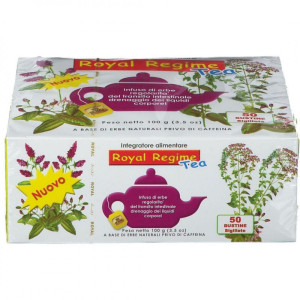 Flora Royal Regime Tea Infuso Di Erbe 50 Bustine