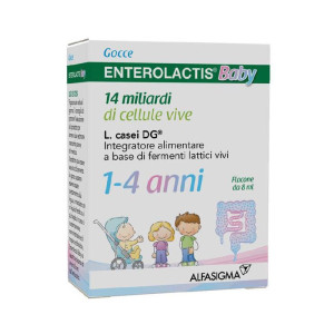 Alfasigma Paraf Enterolactis Baby Gocce Probiotico Neonati Flora Intestinale 8 Ml