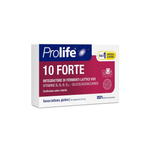 Zeta(Paraf) Prolife 10 Forte Integratore Fermenti Lattici E Vitamine 20 Capsule
