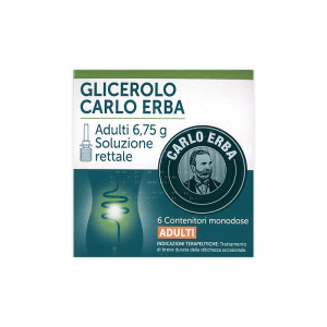 Ab Pharm Carlo Erba Glicerolo Adulti 6,75g Soluzione Rettale 6cont Monod