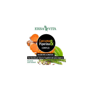 Erba Vita Curcuma&piperina Complex 60 Capsule