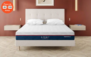 Litier Français Matelas Hybride Pro 2 Fresh+ -  140 x 200 (cm)