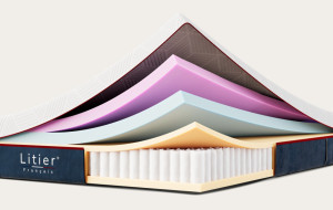 Litier Français Matelas Hybride Pro 2 Fresh+ -  120 x 190 (cm)