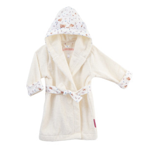 LITTLE CREVETTE Peignoir enfant Ecureuil