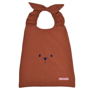 LITTLE CREVETTE Serviette bavoir Ourson - tonka