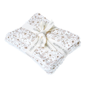 LITTLE CREVETTE Lot de 6 lingettes lavables Lilly